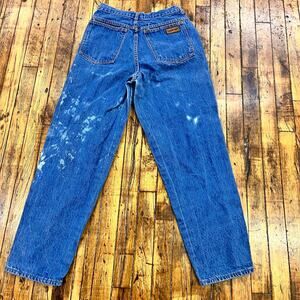 vintage women's Calvin Klein 100% cotton high waist 1990s jeans thrashed 12